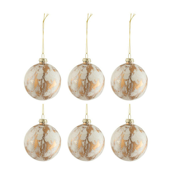 Lot de 6 boules de noël