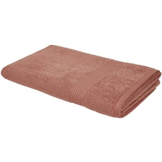 Essential - maxi drap de bain 90x150 cm 100% coton coloris terracotta