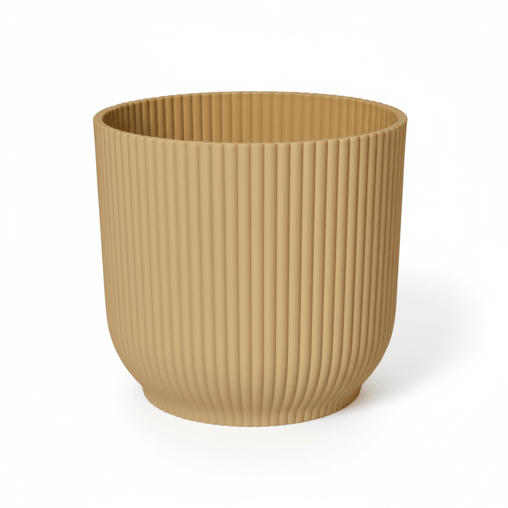 Cache-pot elho vibes jaune 18cm