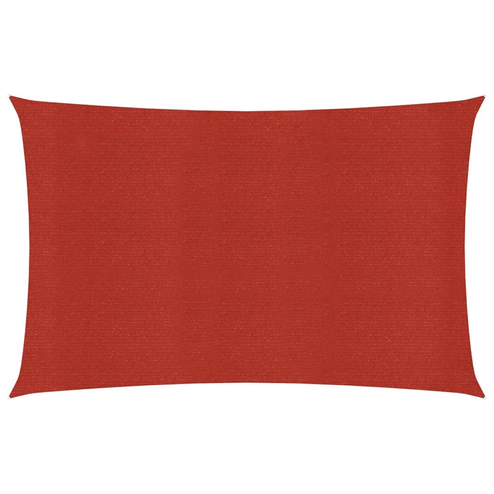 Voile d'ombrage 160 g/m² rouge 3 x 4,5 m pehd