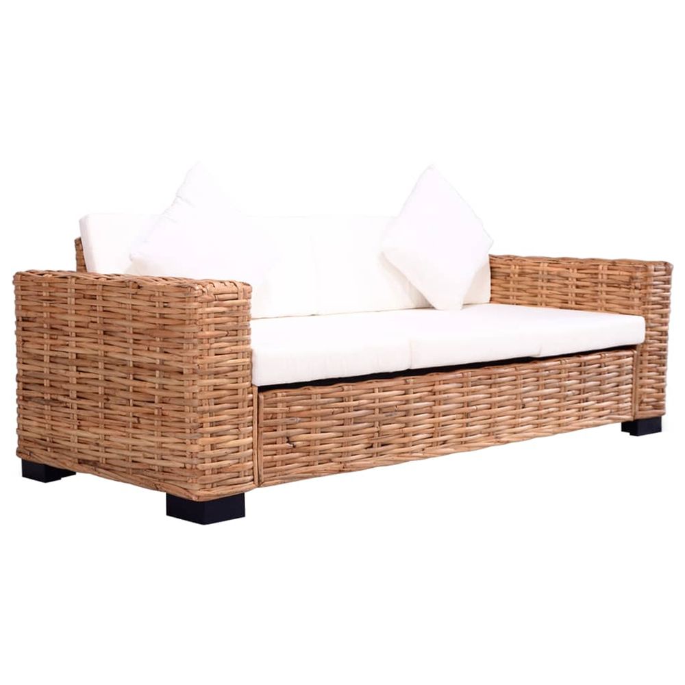 CANAPE A 3 PLACES DE JARDIN RO-(869782)