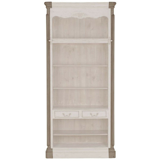 Set de finition pour bibliothèque assemblable bois gris - château interior's