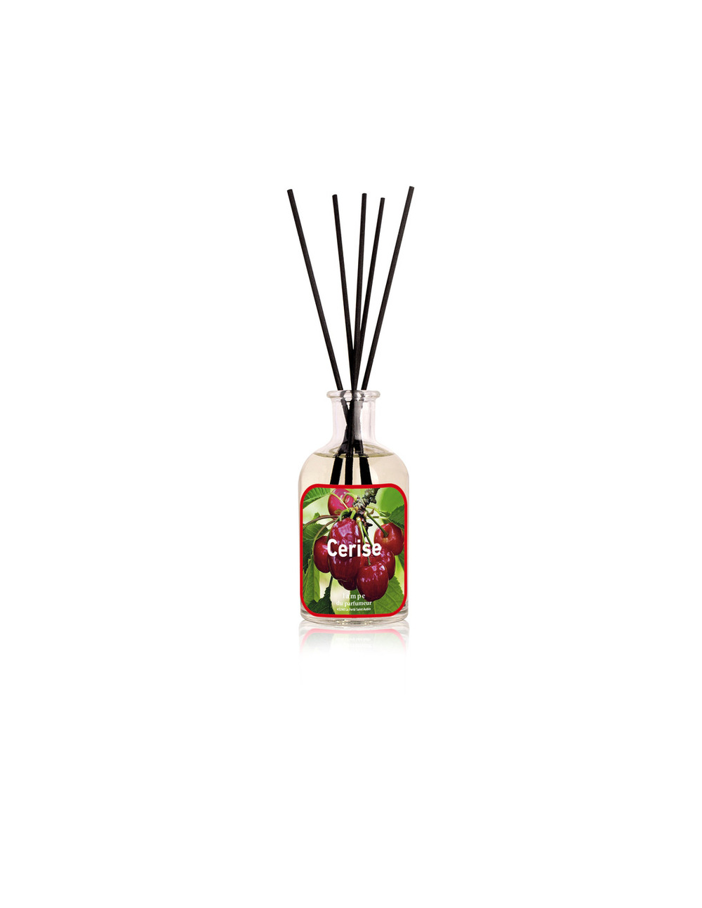 6 bambous parfumés cerise 100ml - lampe du parfumeur