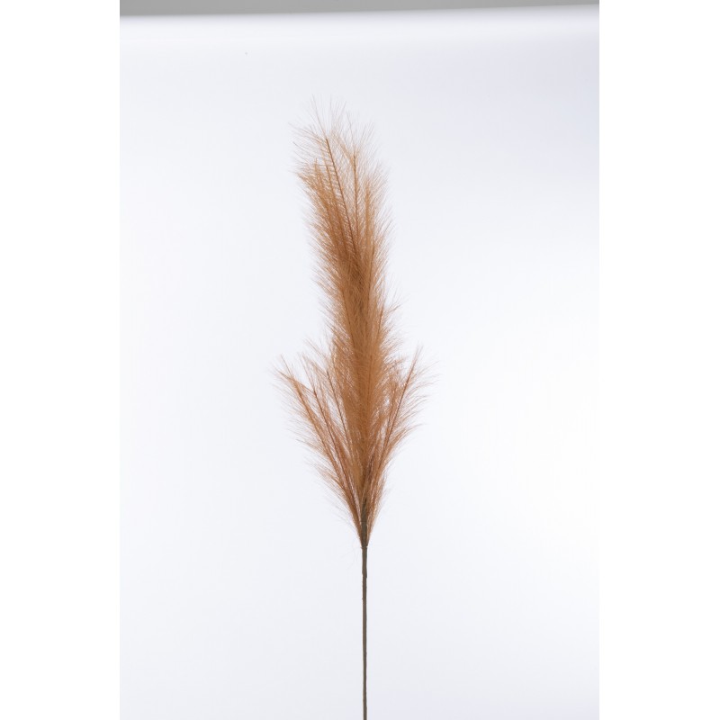 Branche de plumeau en plastique orange 18x6x135 cm