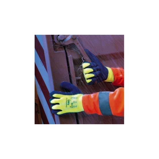 Gant comasec powerflex t hi-viz jaune haute visibilité, confort et protection - comasec