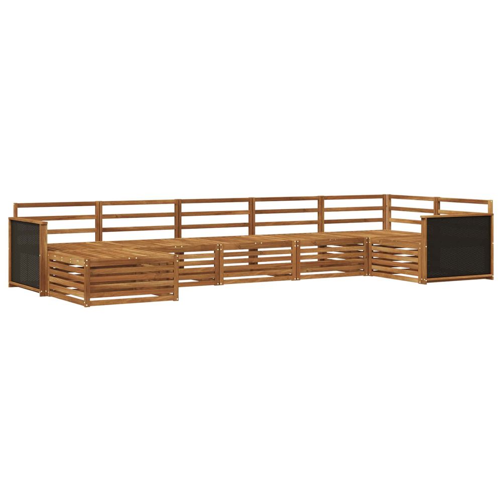 Ensemble de canapés d'extérieur 7 pc naturel