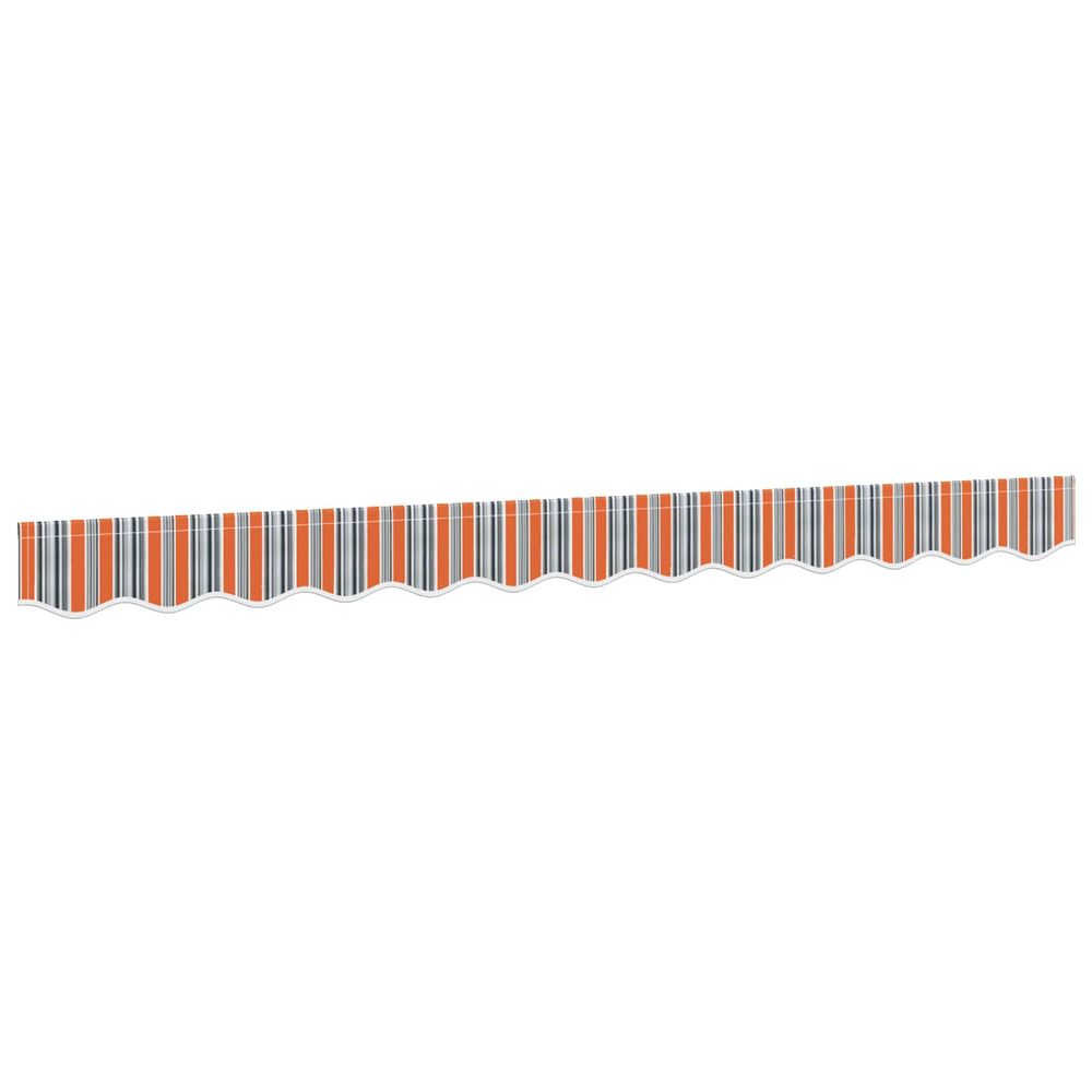 Tissu de remplacement de cantonnière d’auvent multicolore 300 cm