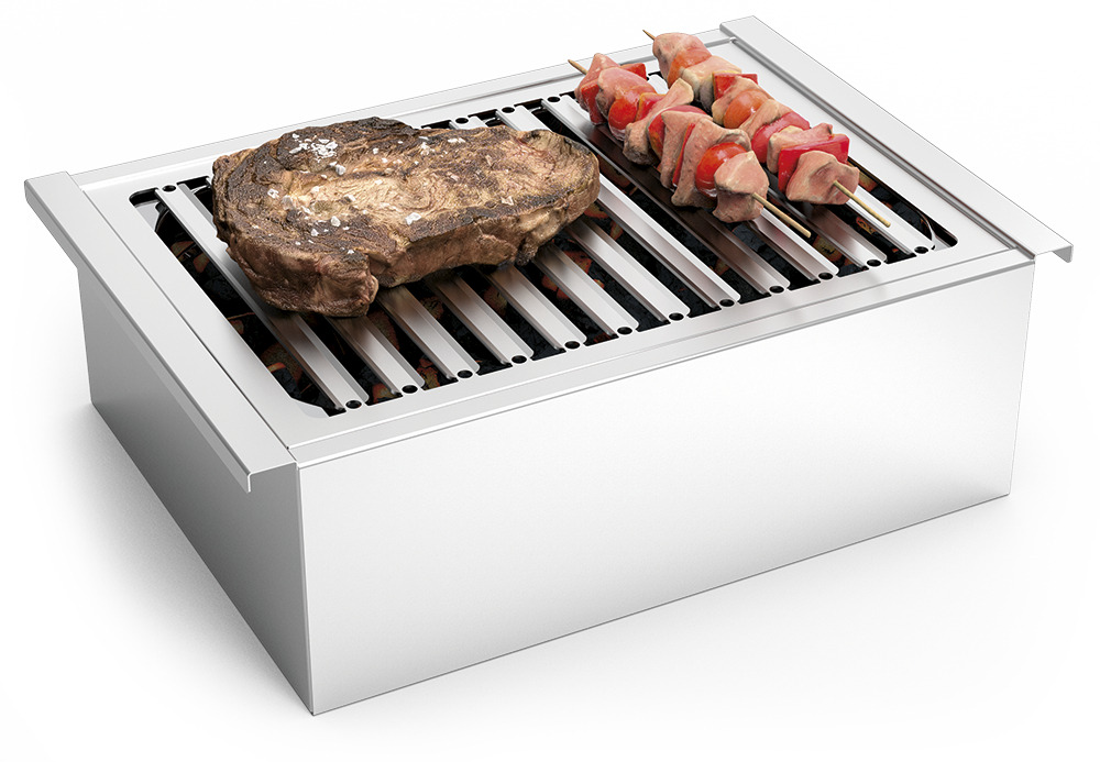 Barbecue de table professionnel en acier inoxydable - fricosmos