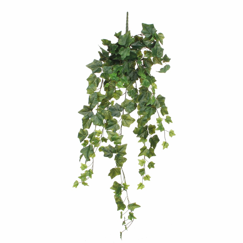 Mica decorations - hedera plante artificielle suspendu vert h86