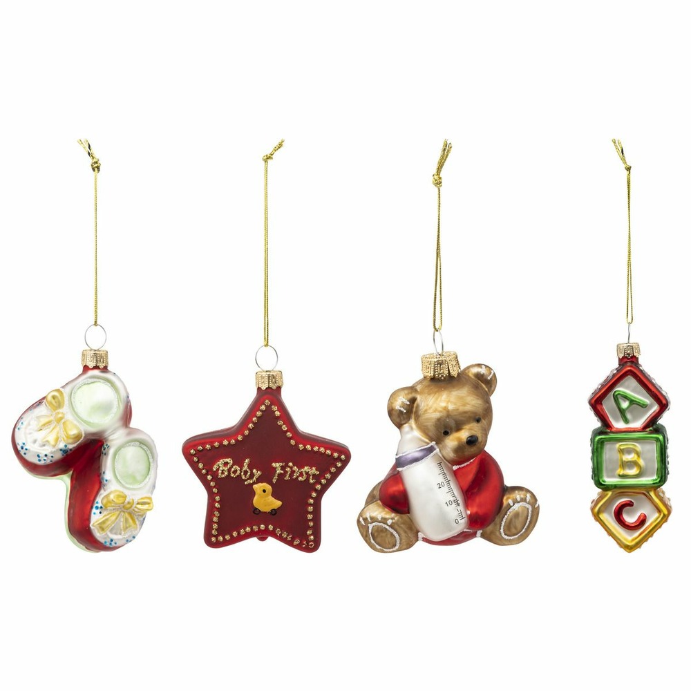 Sujet de noël en verre kit 4 pièces mon premier noël