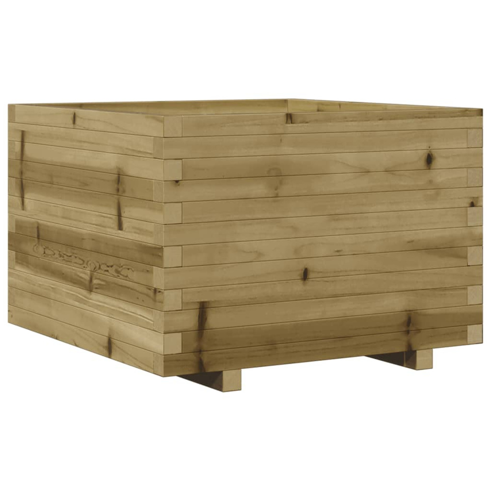 Jardinière d'extérieur 70x70x49,5 cm bois de pin imprégné