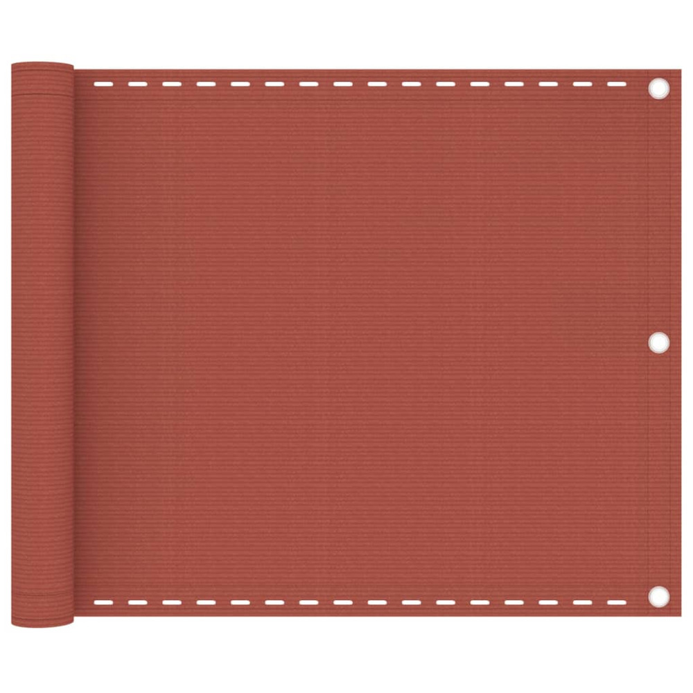 Écran de balcon terre cuite 75x600 cm pehd