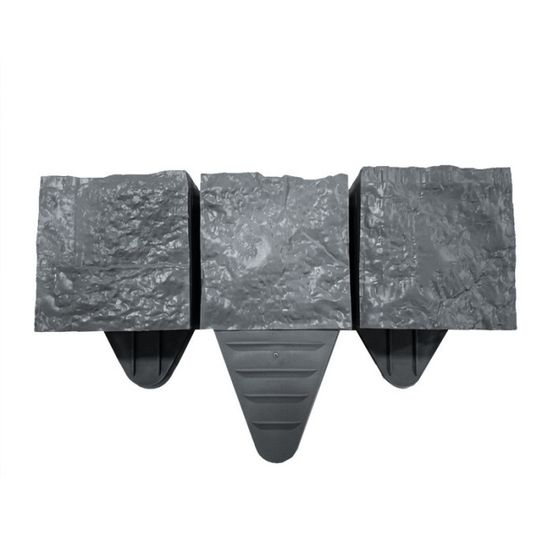 Bordure de jardin (30cm) aspect granit anthracite