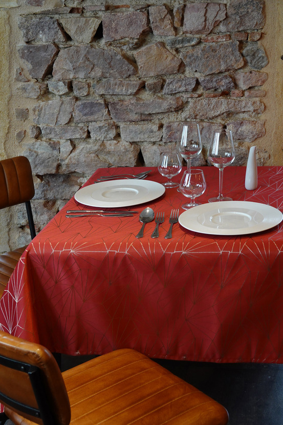 Nappe facette chic fete