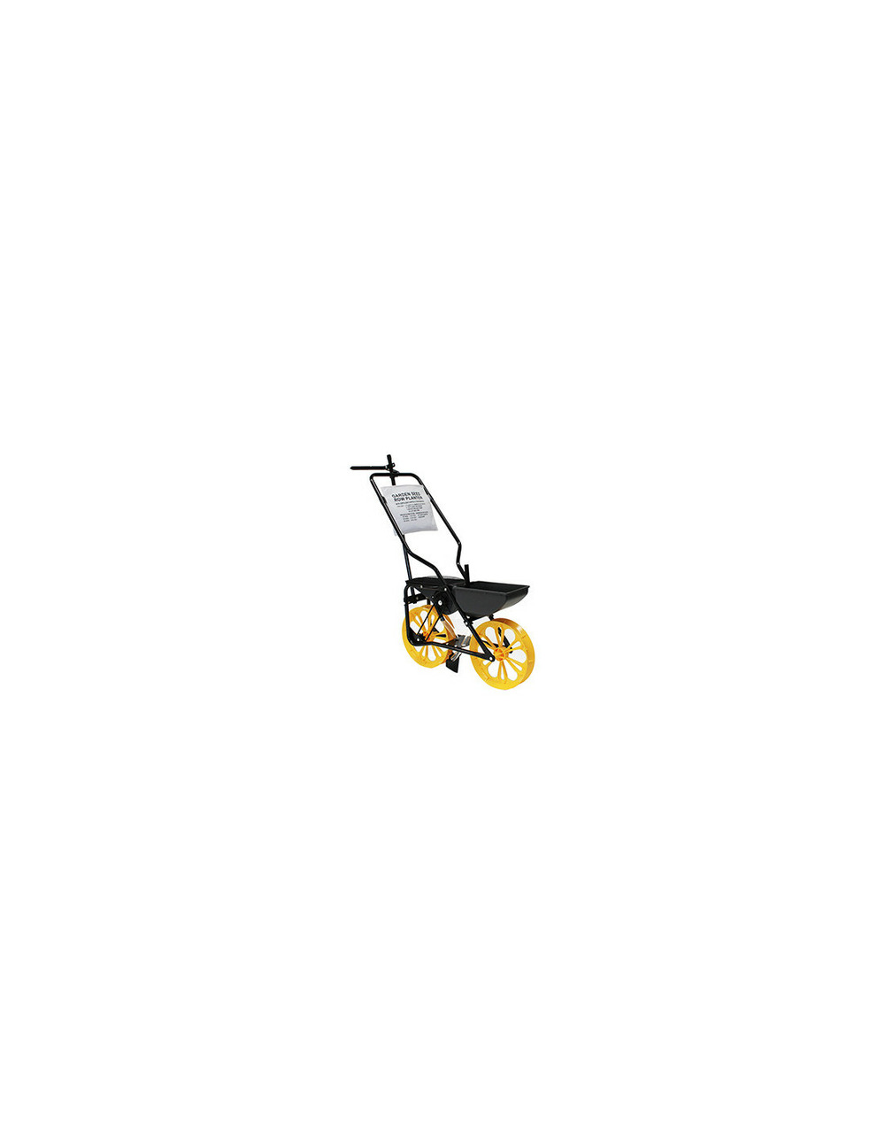 Semoir de précision, chassis acier avec roues concaves en tandem et deux bacs (pour séparation semen