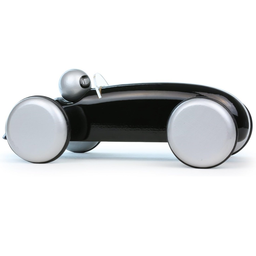 Voiture speedster laquée noire 30 cm