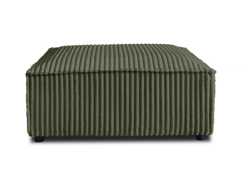 Stella - pouf - en velours côtelé grosses côtes