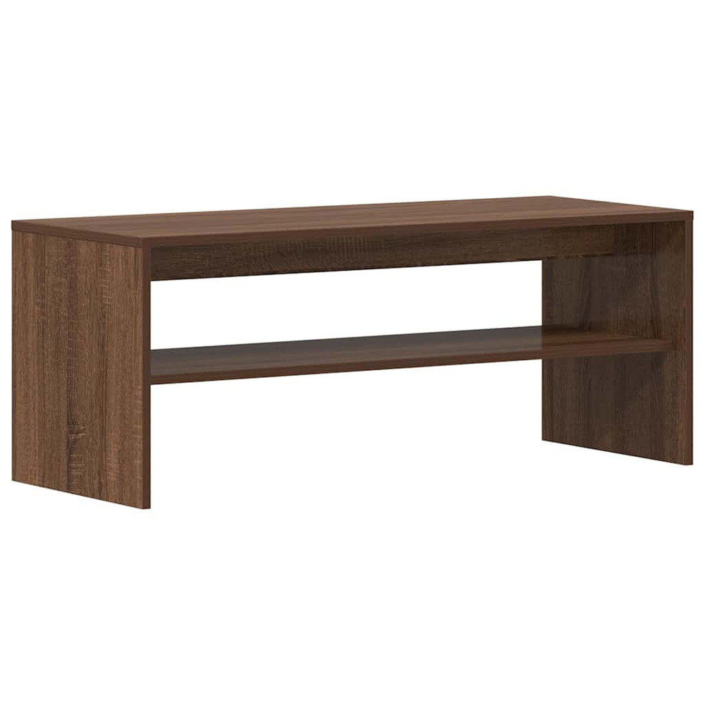 Meuble tv chêne marron 100x40x40 cm bois d'ingénierie