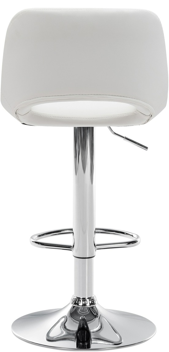 Lot de 2 tabourets de bar camden simili cuir chromé