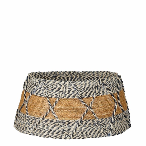 House of seasons jupe de sapin de noël - h26 x ø50 cm - bleu