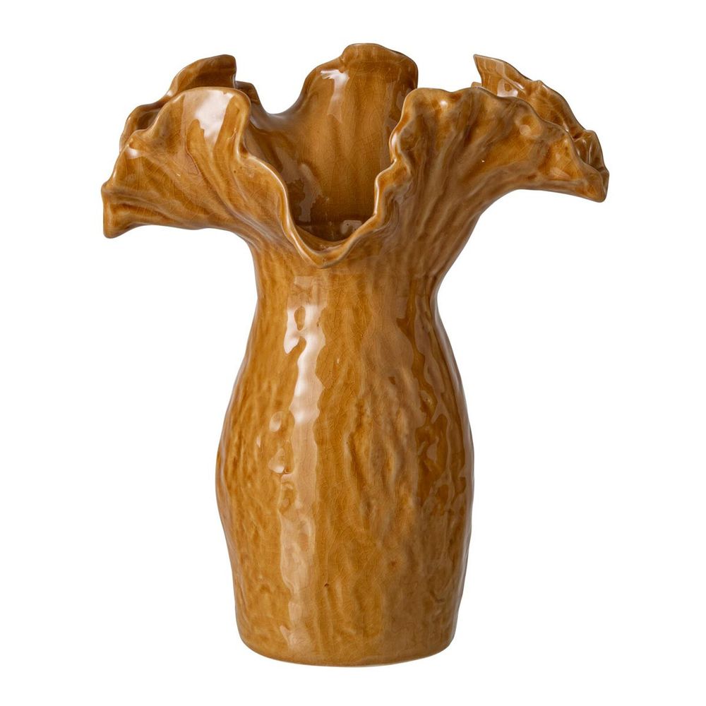 Vase corolle en argile 