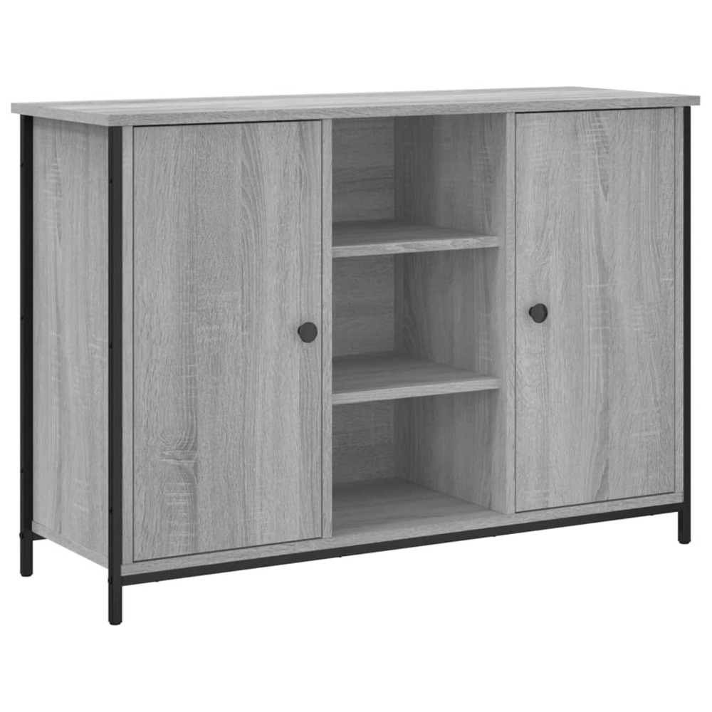Buffet bahut commode armoire meuble de rangement organisateur cuisine salle de séjour salonsonoma 100 x 35 x 70 cm bois d'ing