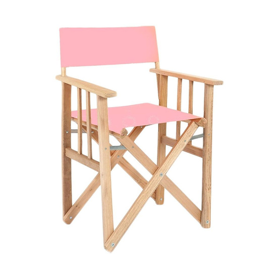 Fauteuil metteur en scène pour enfant (rose) rose