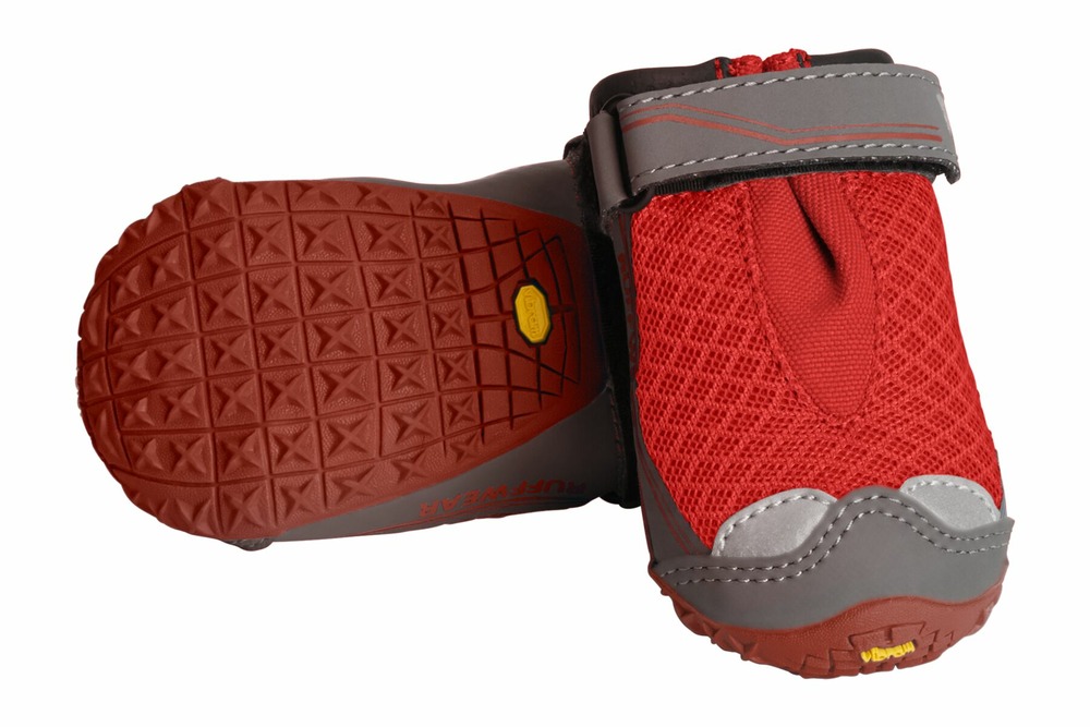 Bottines pour chien grip trex™, protection des pattes tout-terrain durable. Couleur: red sumac (rouge), taille: 64mm/s