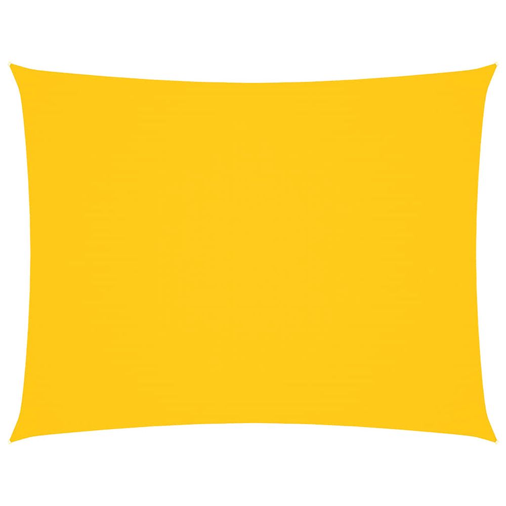 Voile de parasol tissu oxford rectangulaire 5x7 m jaune
