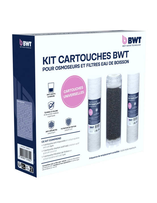 Pack triplex eau de boisson