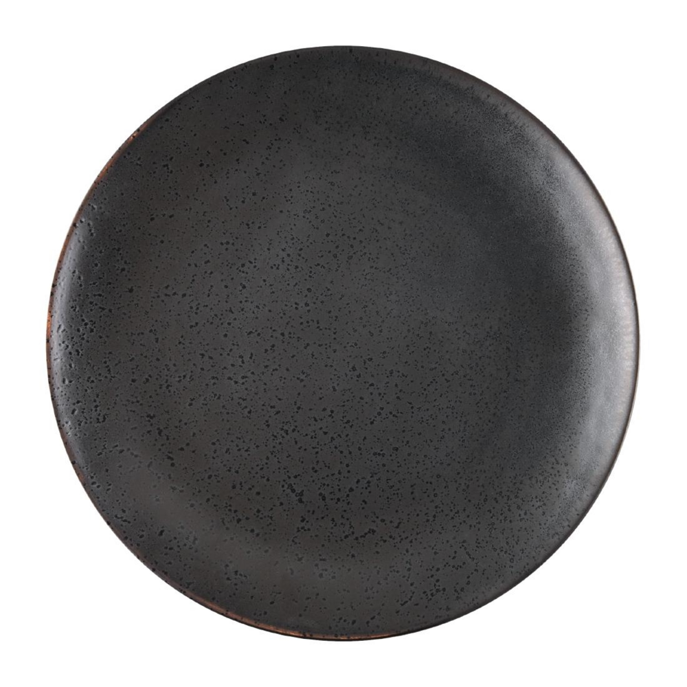 Assiette plate ronde 270 mm fusion - lot de 4 - olympia