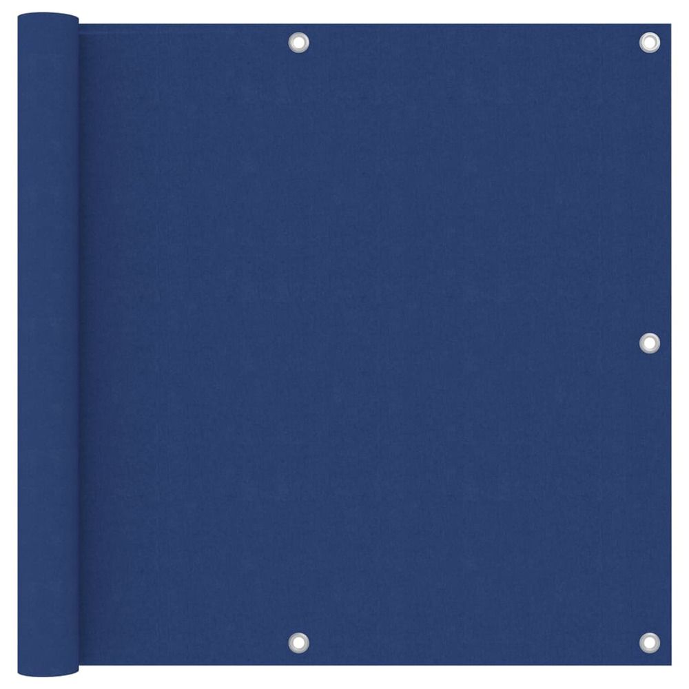 Écran de balcon bleu 90x500 cm tissu oxford