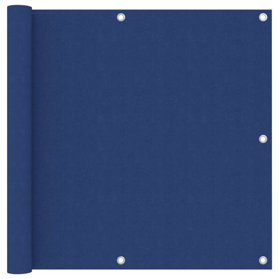 Écran de balcon bleu 90x500 cm tissu oxford