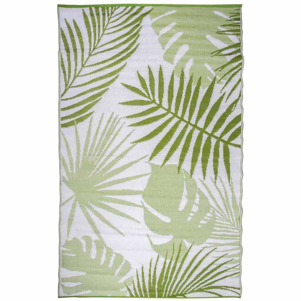 Tapis d'extérieur 241x152 cm feuilles de jungle oc22