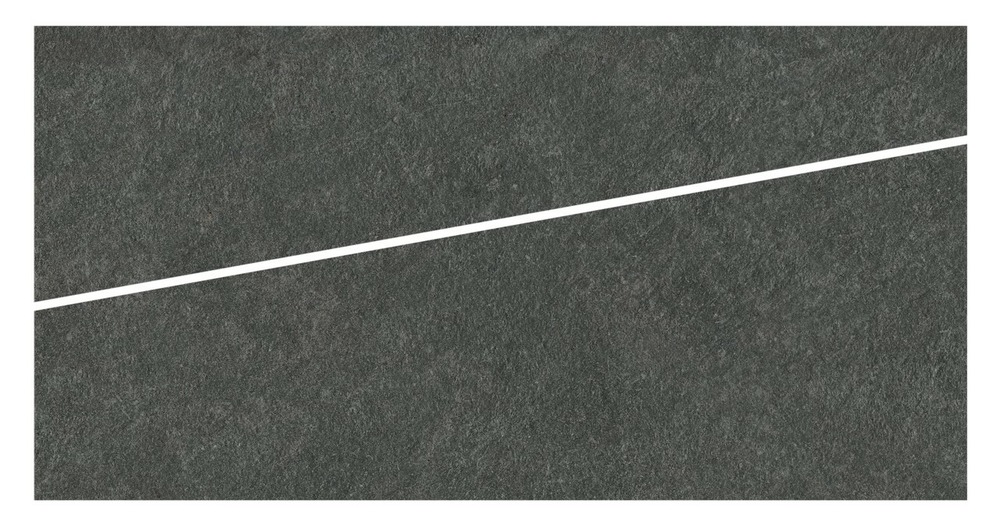 Carrelage effet pierre quartzite gris carbone cut dalle a 120x60x2 cm venturo - sol extérieur (vendu par carton de 0,72 m²) - ro'ma