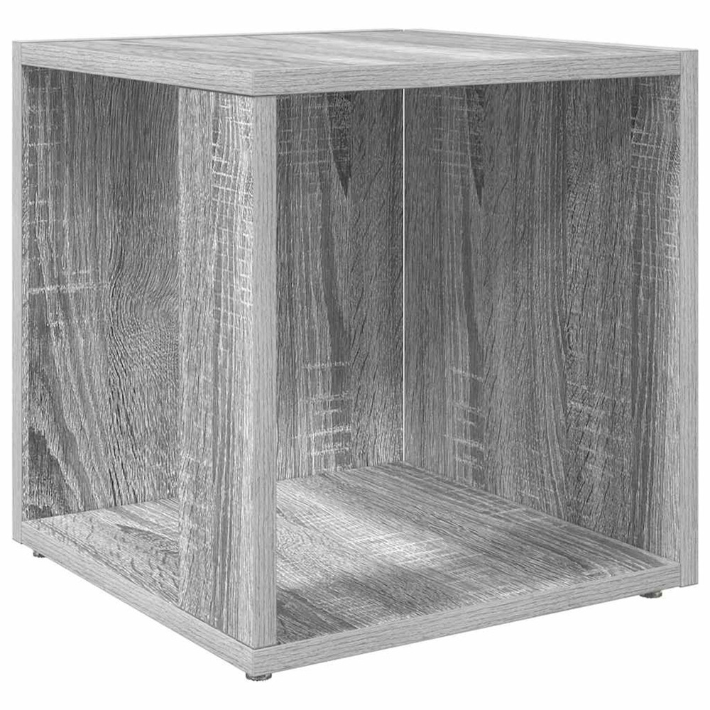 Table d'appoint sonoma gris 33x33x34,5 cm bois d'ingénierie