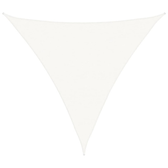 Voile d'ombrage 160 g/m² blanc 6x6x6 m pehd