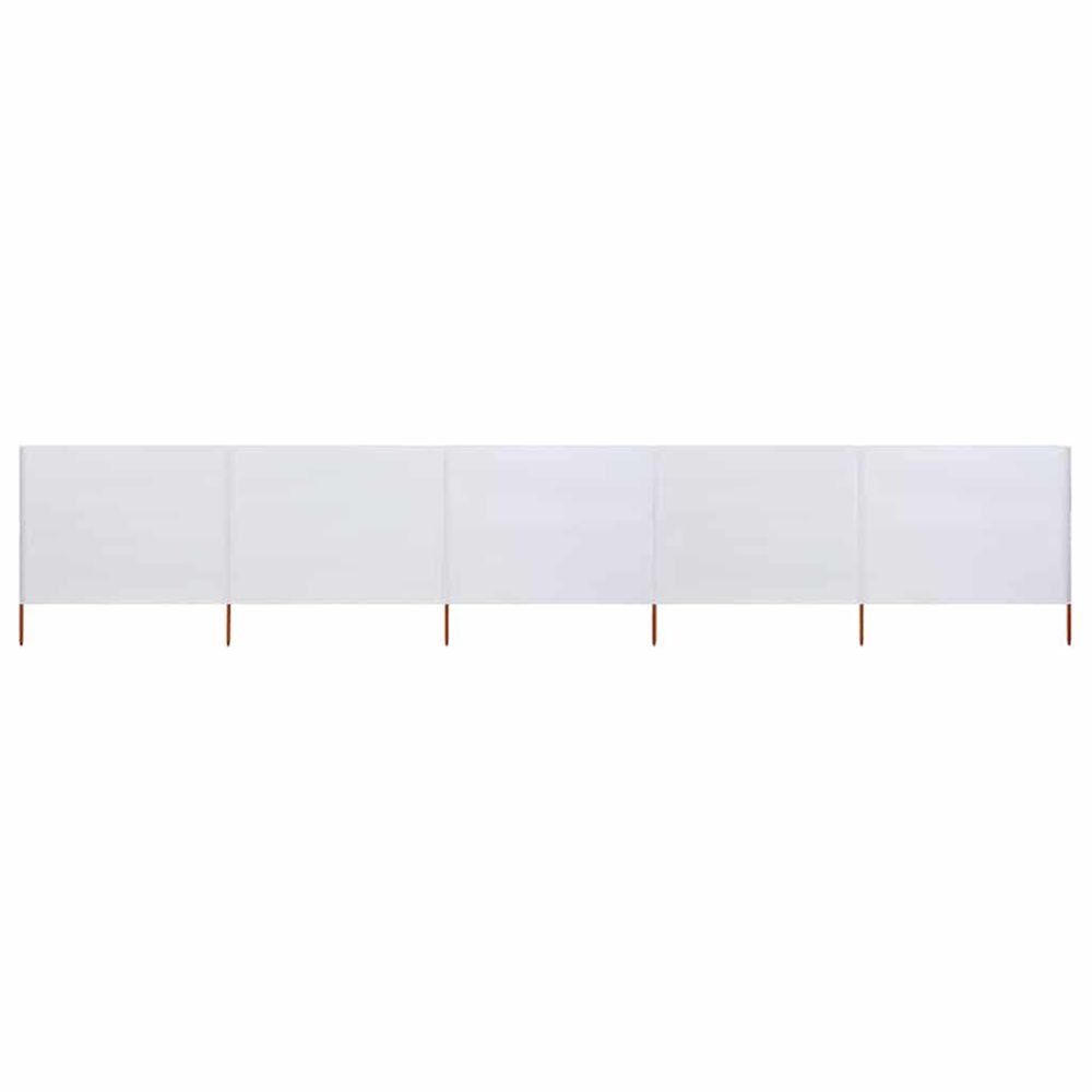 Brise vue 5 panneaux Tissu 600 x 120 cm