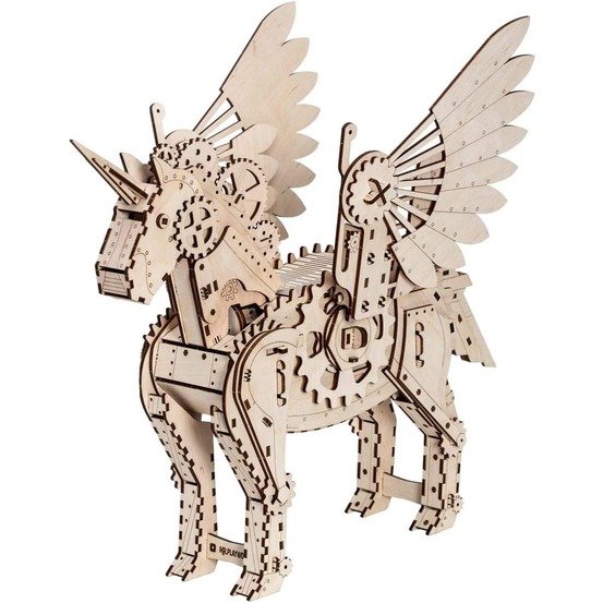 Puzzle 3d licorne mécanique