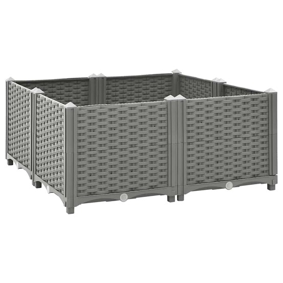 Lit surélevé 80x80x38 cm polypropylène