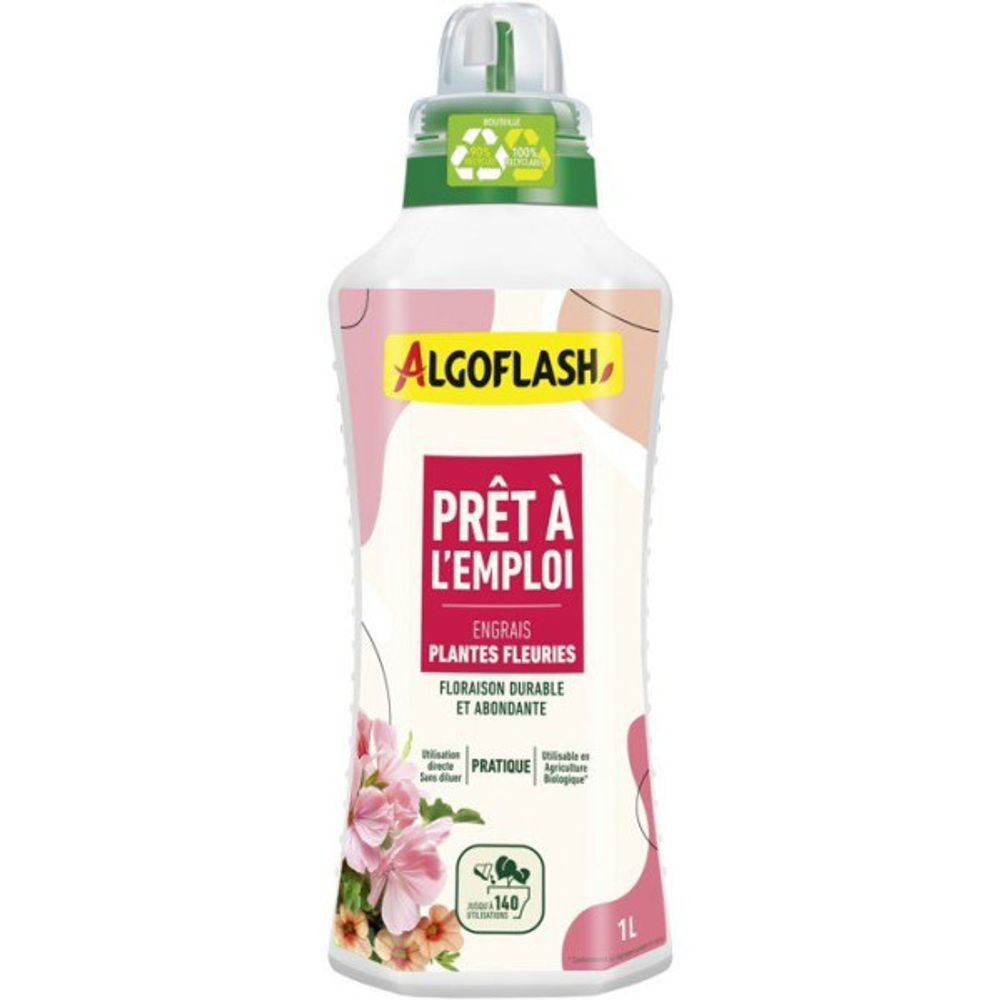 Engrais pret a l'emploi - - plantes fleuries - 1 l - uab