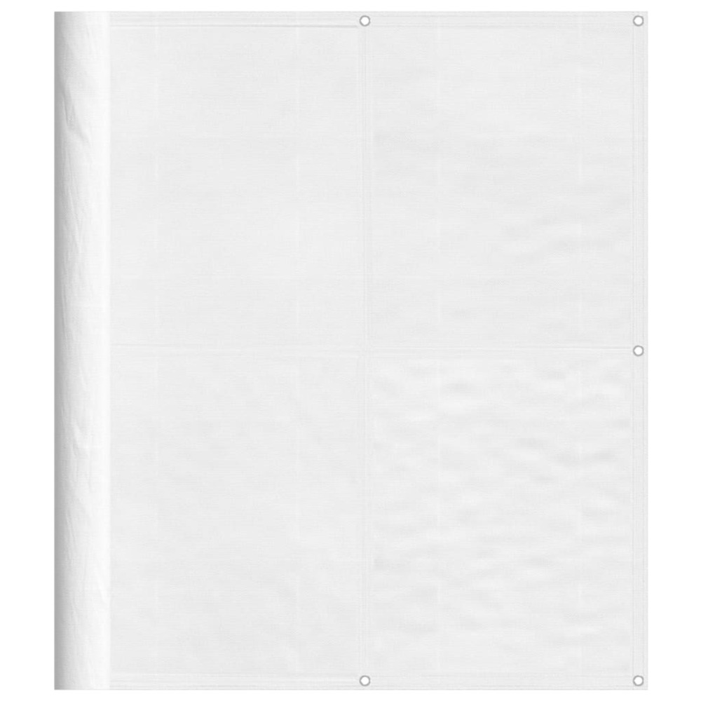 Écran de balcon blanc 120x800 cm 100% polyester oxford