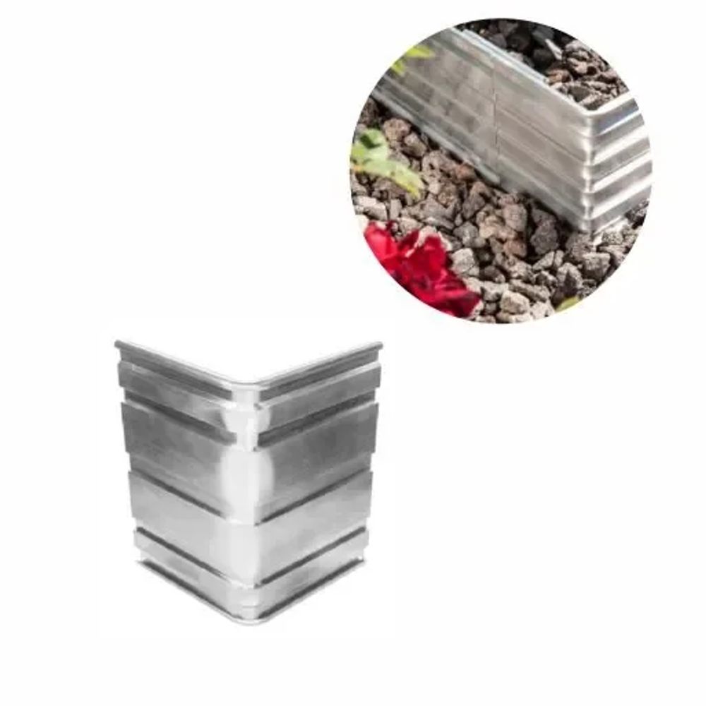 Angle 90 degrés pour bordures de jardin green universe 10 cm | bordure jardin | bordure jardin metal