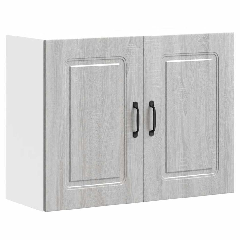 Armoire murale de cuisine kalmar sonoma gris bois d'ingénierie