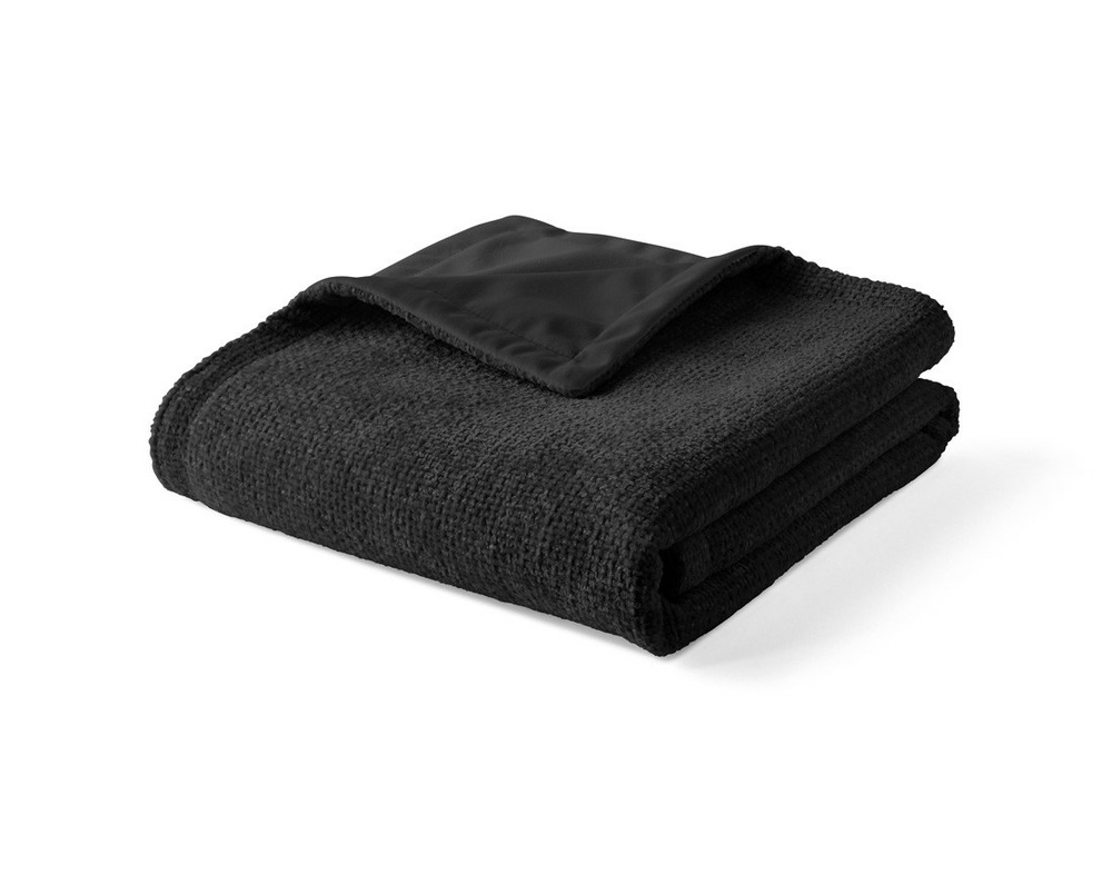 Paolo - plaid - 100x140 cm - en velours texturé et velours