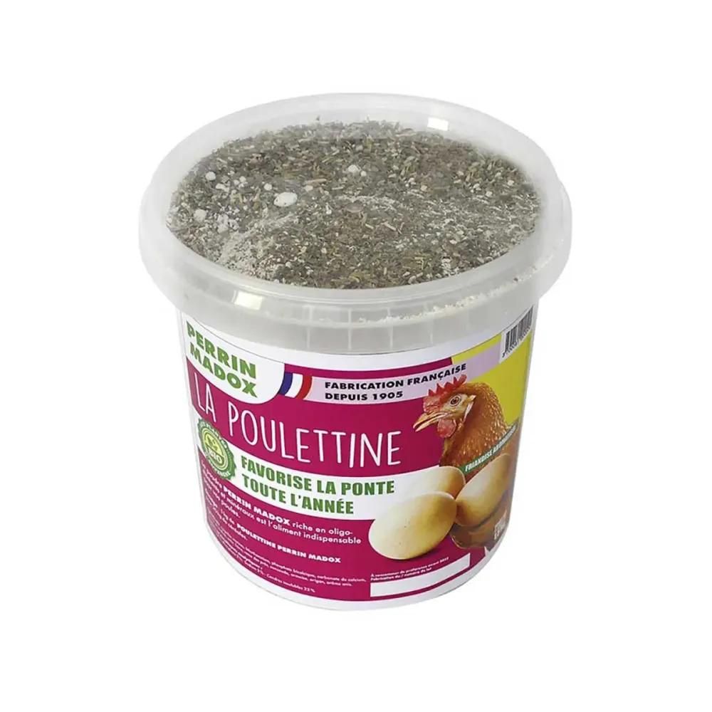 Poulettine en seau perrin madox 1,5kg favorise la ponte