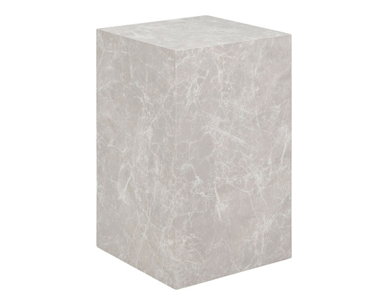 Pula - bout de canapé haut - effet marbre - 30 cm