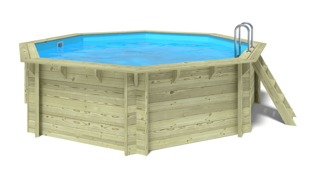 Piscine de jardin en bois - 4,71x4,72 x h.1,20m