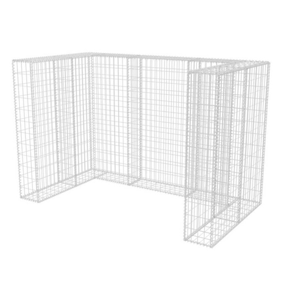 CADRE A GABION DE POUBELLE DOU-(862944)