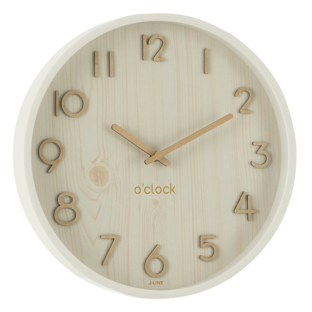 Horloge murale en bois 